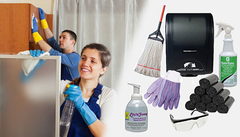 Commercial cleaning and professional maintenance products