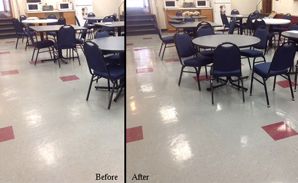 AAMS A customer's clean refinished floor